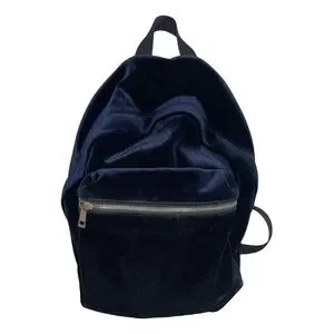 Sandro | Bags | Sandro Paris Navy Velvet Backpack | Poshmark display picture 2